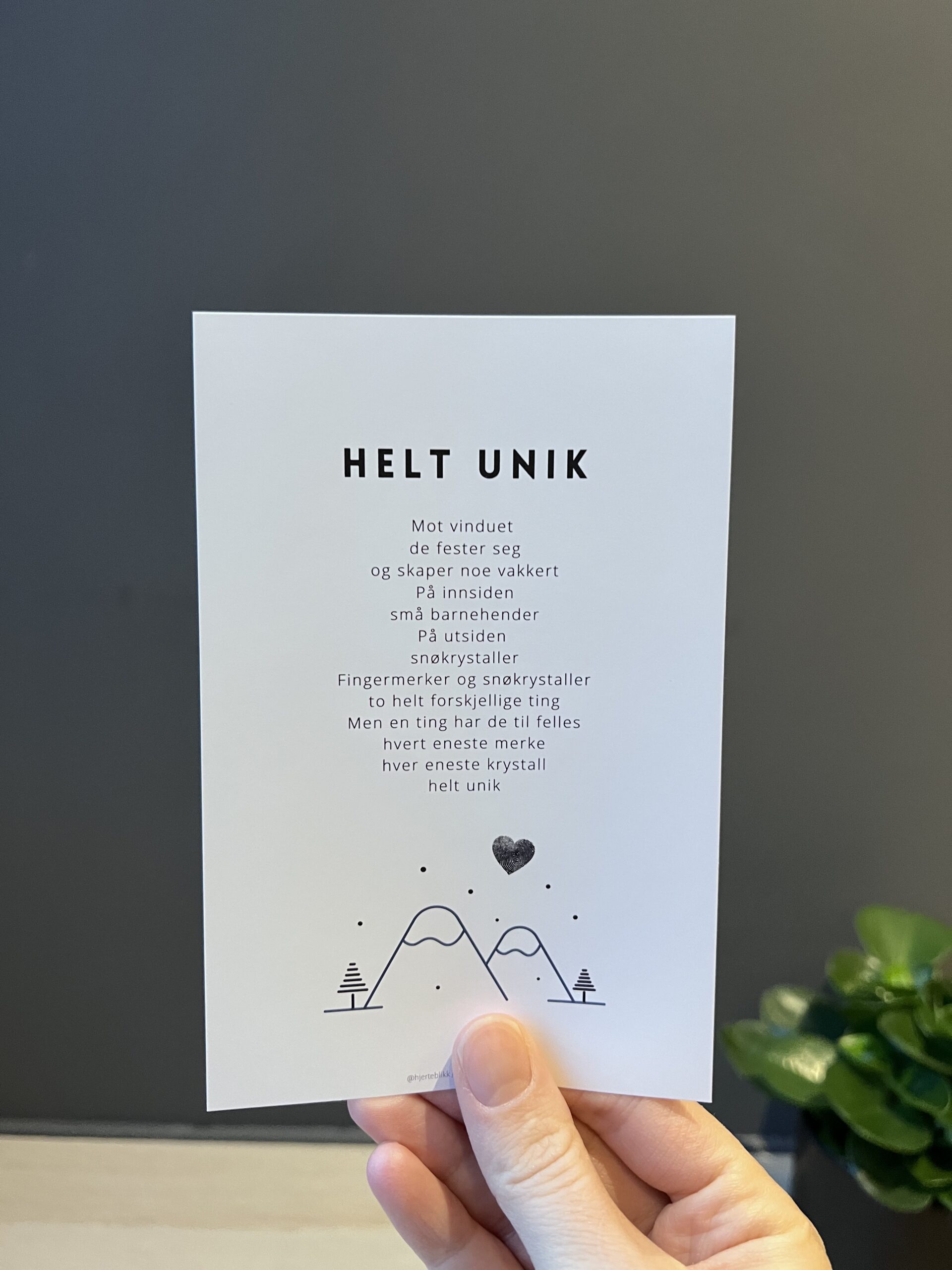 Kort med dikt - Bilde 3
